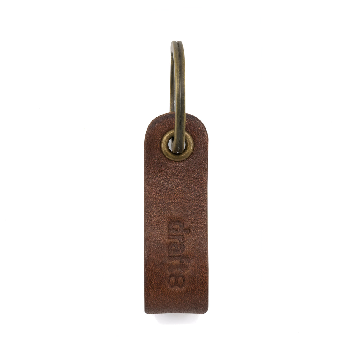 Leather Key fob - Compact & minimalist key fob. draft-8. Men gift 🔑