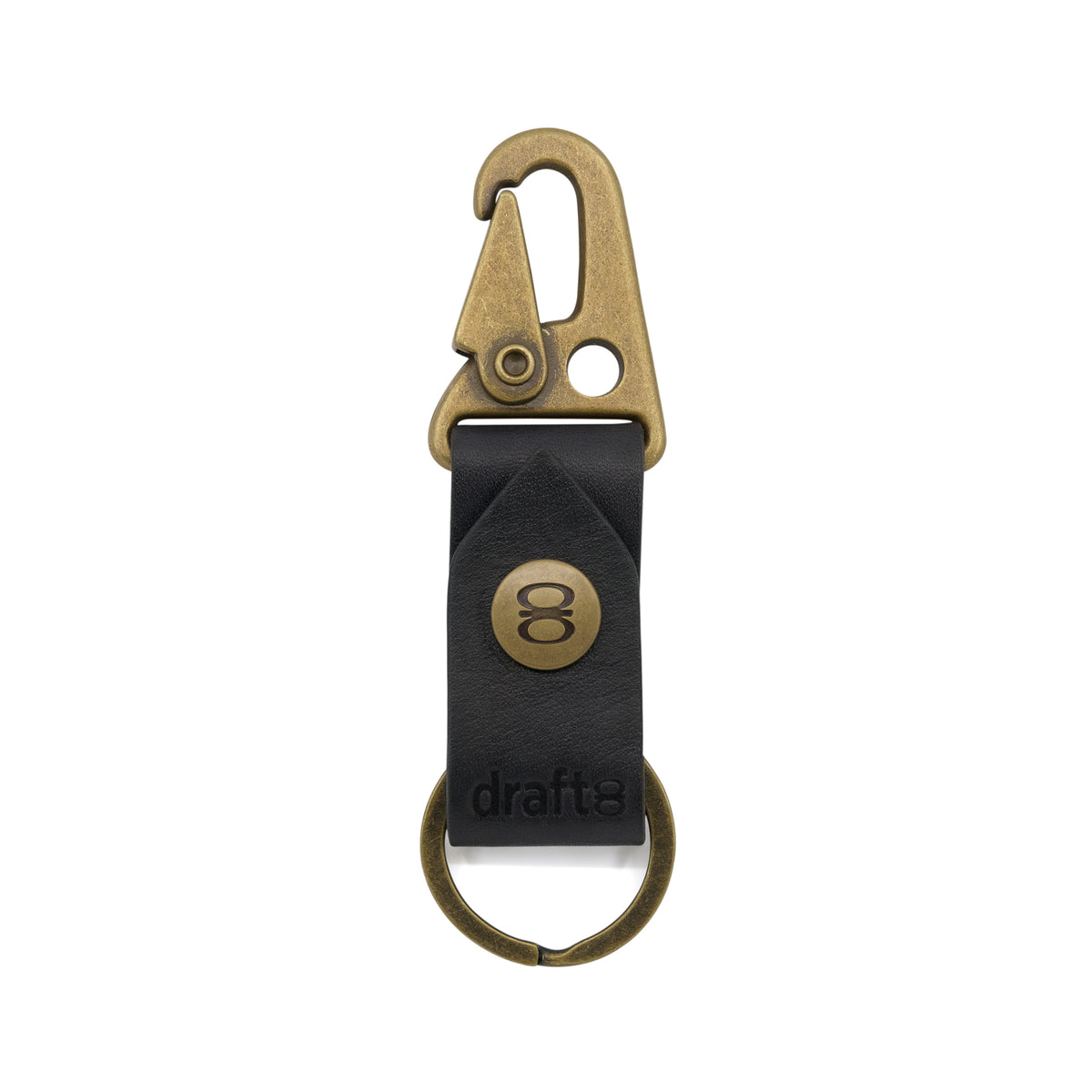 Leather Key fob - Compact & Openable clip key fob/draft-8/Men gift 🔑